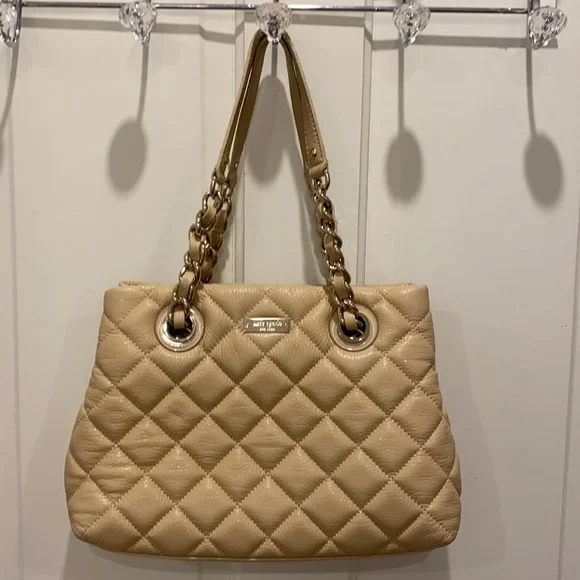 Kate Spade ♠️ New York SMALL Cream Gold Coast Goldcoast Maryanne Handbag - EUC - Picture 2 of 15